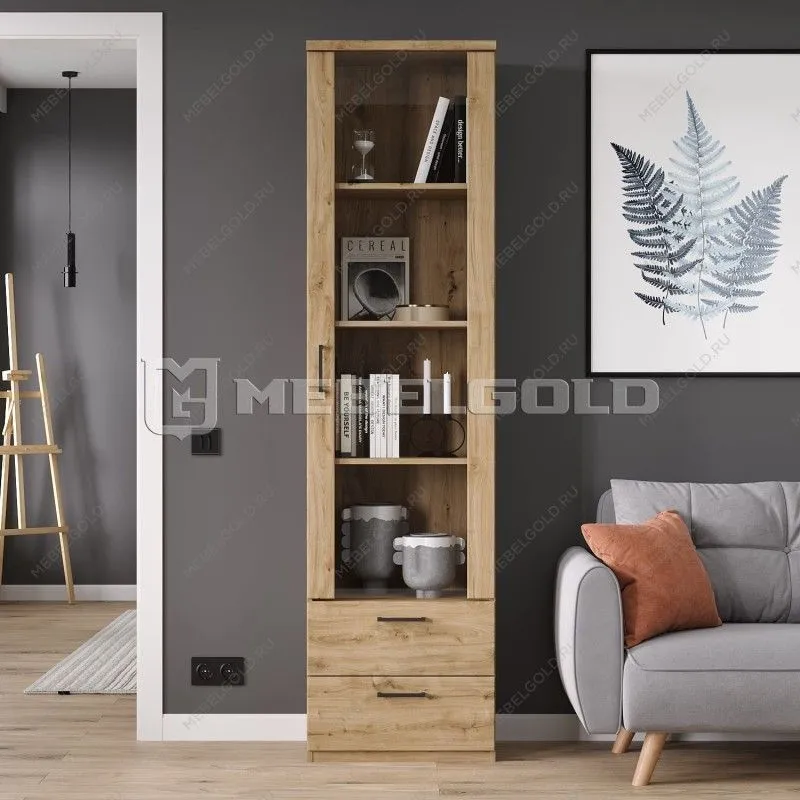 Шкаф с витриной Дорсет 1V2S | изображение 1