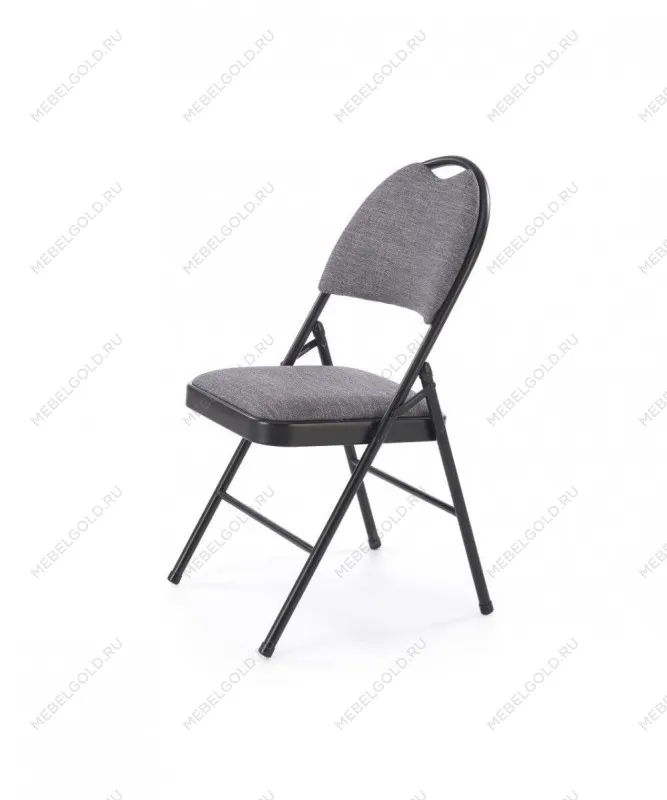 Стул складной Halmar K566 (черный/серый)