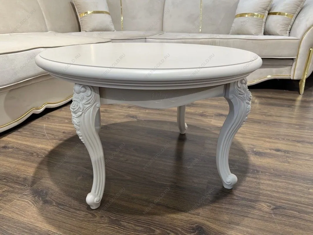 Столик круглый Мокко бежевый | изображение 12