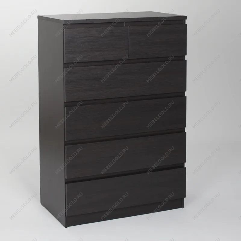 МАЛЬТА комод ИКЕА / IKEA 4+2 ящика 80х121 Дуб Венге | изображение 1