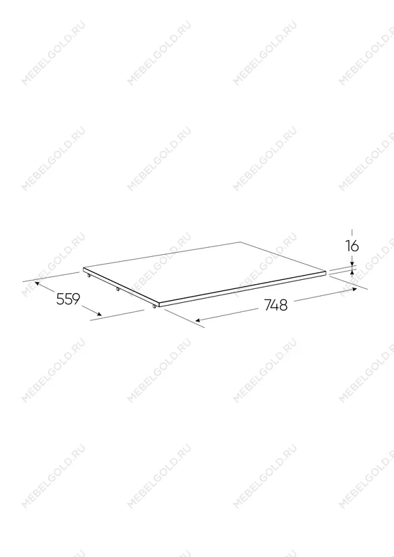 Центральный склад - БРИМНЭС / СИРИУС Полка для шкафа ИКЕА / IKEA белая | изображение 2