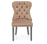 Стул кухонный Halmar MIYA (бежевый/черный) | изображение 4