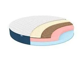 Матрас Раунд 24 кокос массаж Диаметр 200