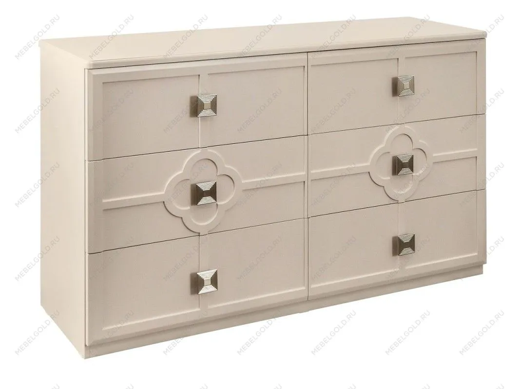 Комод Фелисия 6 ящиков мокко