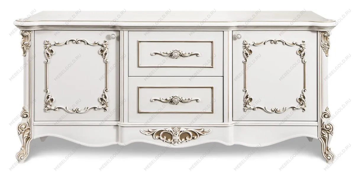 Тумба ТВ Флоренция белый глянец | изображение 1