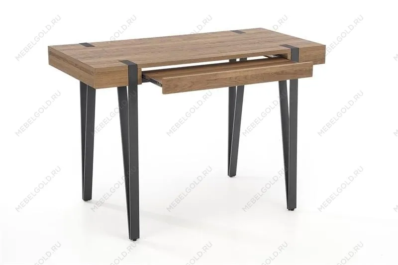 Стол компьютерный Halmar B-39 (орех медовый/черный) | изображение 3