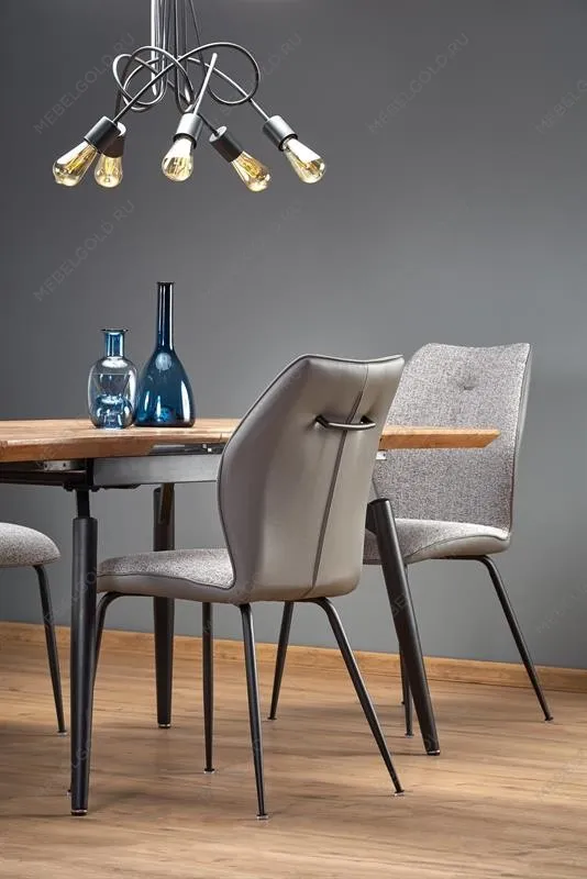 Стол обеденный Halmar CAMBELL раскладной (дуб натуральный/черный) | изображение 12