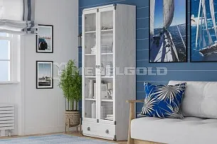 Витрина Индиана JWIT2D1S сосна каньон - Выставка Лобня