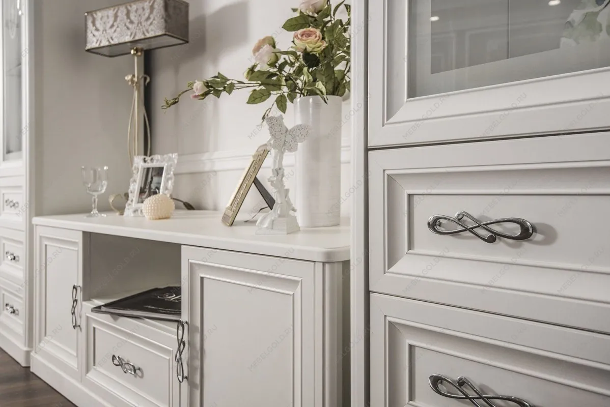 Гостиная Мишель 1+тв+1 белый матовый | изображение 2