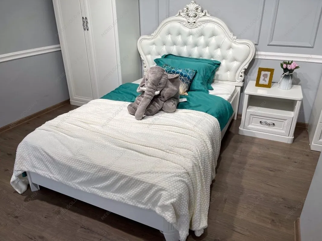 Спальня детская Мишель белый матовый | изображение 13