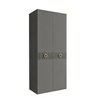 Шкаф 2-х дверный Bogemia Fillini (Серый/Золото) БМШ2/2(Fi)