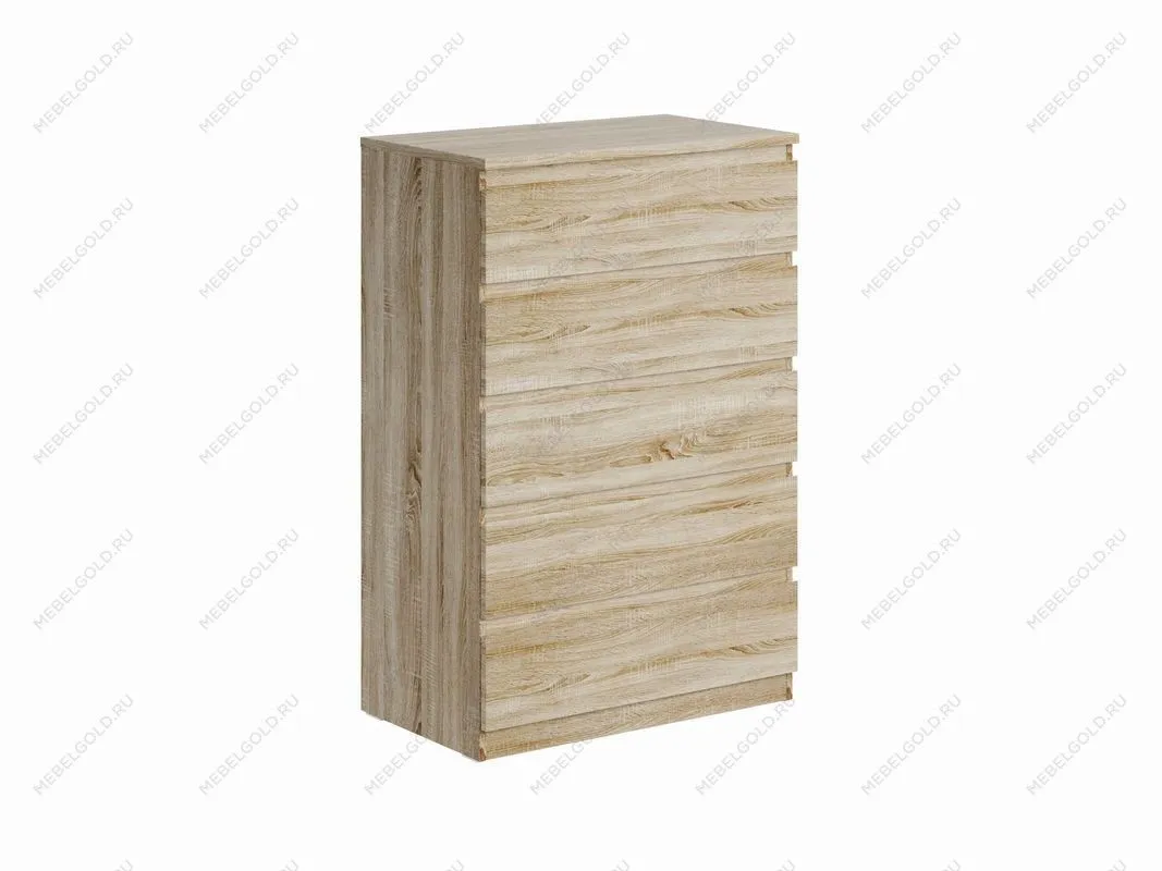 МАЛЬТА комод ИКЕА / IKEA 5 ящиков 80х121 сонома | изображение 1