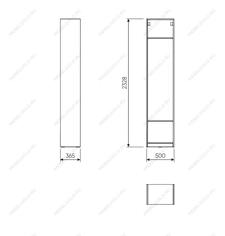 МАКС стеллаж 50х36х233 серый | изображение 2