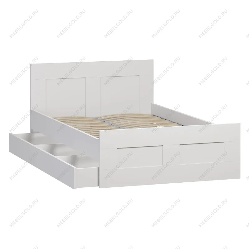 Ящик выкатной для кроватей СИРИУС, 138х60х20 см, белый | изображение 11