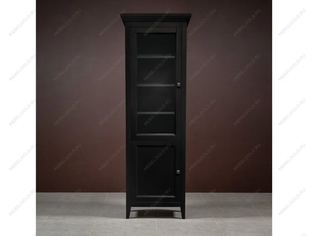 Библиотека 1 дверная левая Manhattan (Черный) | изображение 1