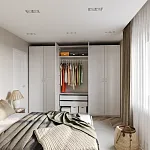 МАКС комплект дверей 75 (2 заполнения) белый | изображение 1