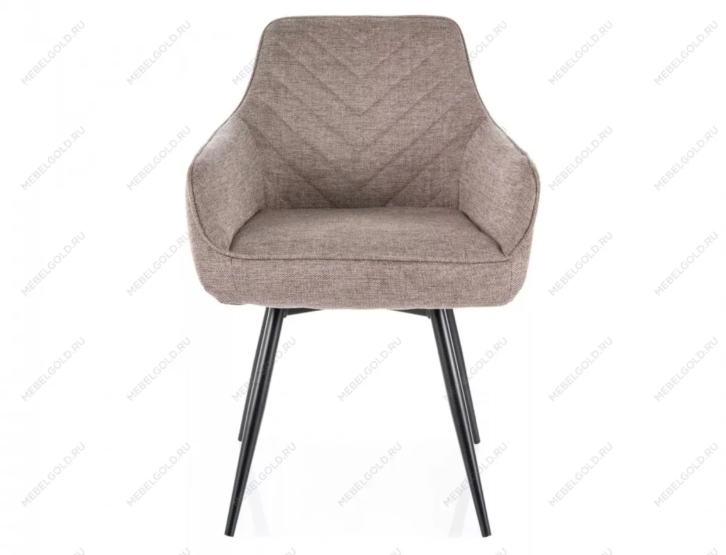 Стул кухонный Signal SERVIO Brego 34 поворотный (бежевый/черный) | изображение 1