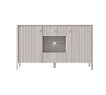 Тумба-витрина с подсветкой Далия KOM1W2D персидский жемчуг | изображение 1