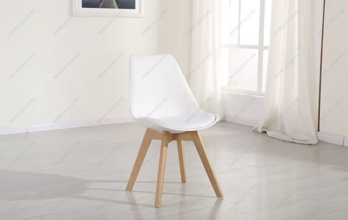 м. Марьина Роща - Стул PW072, белый/бук | изображение 7