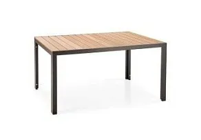 Стол обеденный Halmar FIERRO P (коричневый/черный)