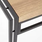 Консоль Halmar BOLIVAR KN-1 (дуб золотой/черный) | изображение 4