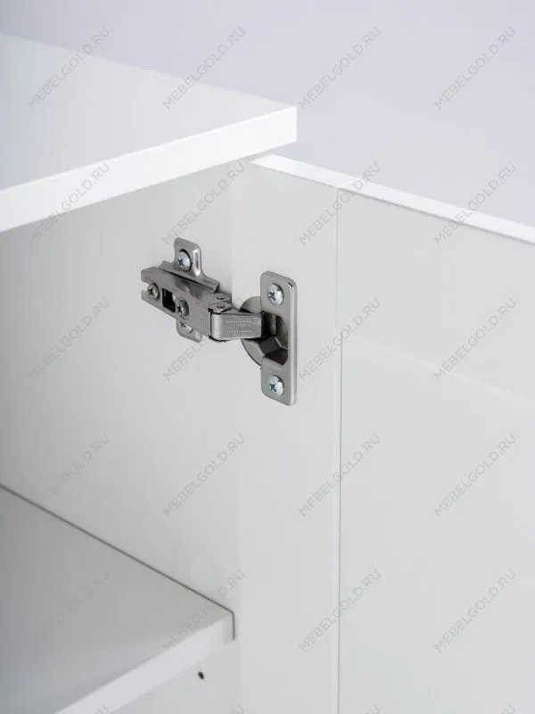 Тумба Сириус, 2 двери, 78х41х124 см, белая | изображение 7