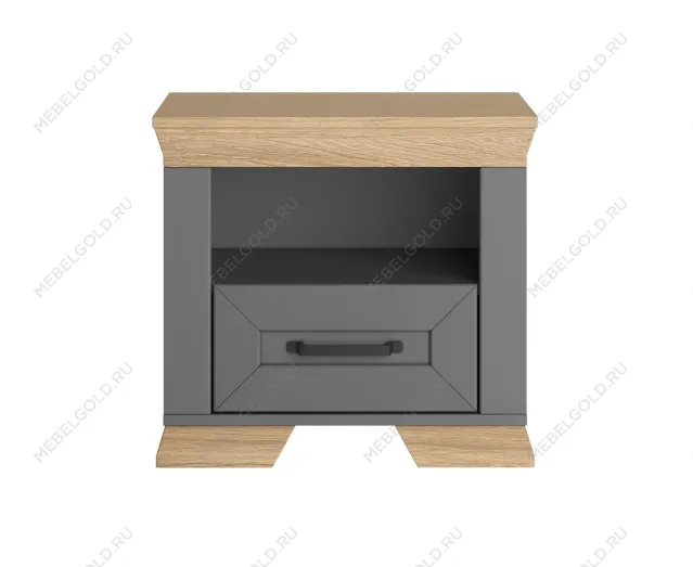 Тумба прикроватная Марсель KOM1S дымчатый алмаз