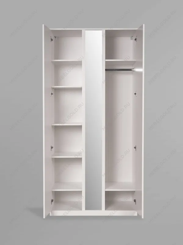 Шкаф распашной Варма СТОР, 105х57х222 см, белый | изображение 7