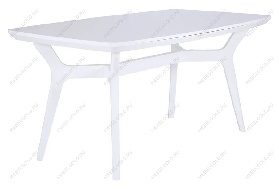 Стол Фиджи 1600(2100)х900, цвет белая эмаль | изображение 1