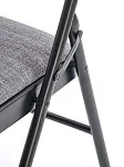 Стул складной Halmar K566 (черный/серый) | изображение 7