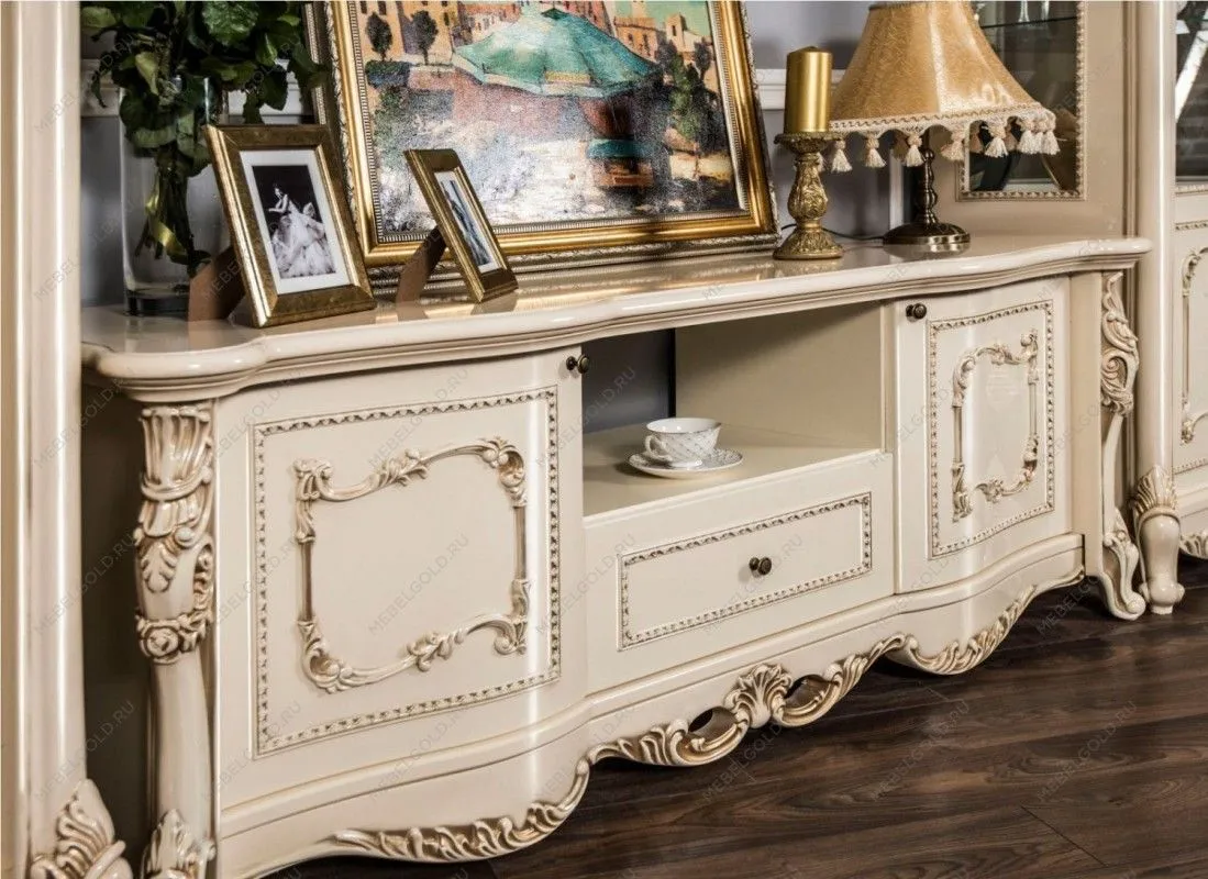 Тумба Джоконда крем глянец - Выставка Балашиха