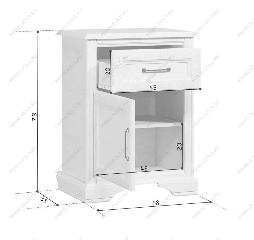 Тумба Стилиус KOM1D1S (Орех донской) | изображение 1