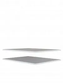 Комплект полок шкафа МОБИ (MOBI) POL/75/56 (2 шт.) к шкафу SZF/75, белый