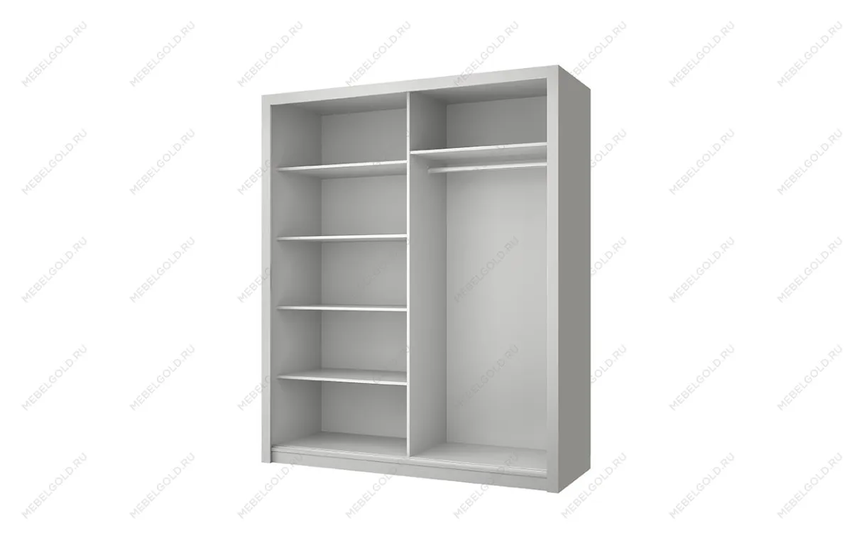 Шкаф Milan 180, серый | изображение 1