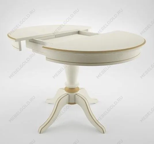 Стол Тейя (Эмаль 11/патина золото/шпон дуб) | изображение 2