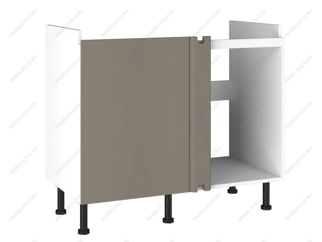 Стол под мойку угловой СМУ-110, Виста (1000*534*870) Мокко, 25504