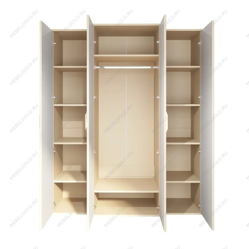 Шкаф Замира 4-дверный бежевый | изображение 1
