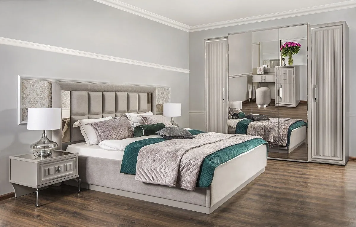 Шкаф Замира 5-дверный серый камень | изображение 8