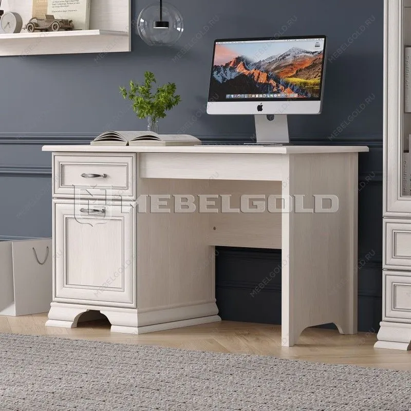 Стол письменный Тиффани 120 вудлайн кремовый | изображение 3