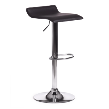 Стул барный KOST (mod. KY509), металл, экокожа, 38*39*63-84 см, черный/хром