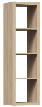 КАЛЛАКС / ФОРА Стеллаж ИКЕА / IKEA 4 с четырьми открытыми ячейками, тамбурат, дуб беленый