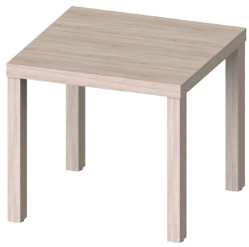 ЛАКК / ЭНКЕЛЬ Журнальный стол ИКЕА / IKEA 50, тамбурат, дуб беленый