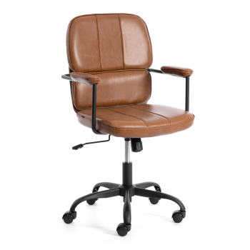 Кресло ALPHA, иск. кожа, Brown (коричневый)