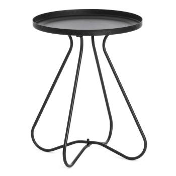 Столик журнальный GLAND, металл, 40*40*45см, черный