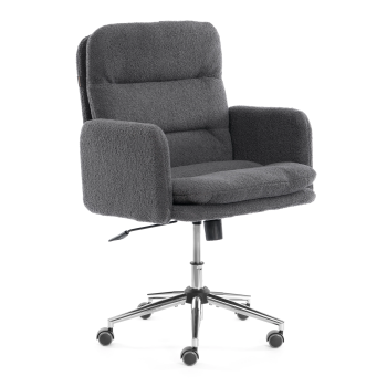 Кресло Dover хром, букле, серый, barni grey