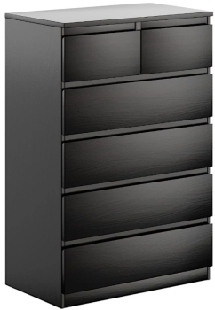 МАЛЬТА комод ИКЕА / IKEA 4+2 ящика 80х121 Дуб Венге