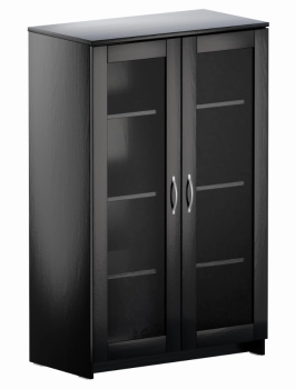 БРИМНЭС / СИРИУС тумба ИКЕА / IKEA 2 двери со стеклом 78х123 Дуб Венге