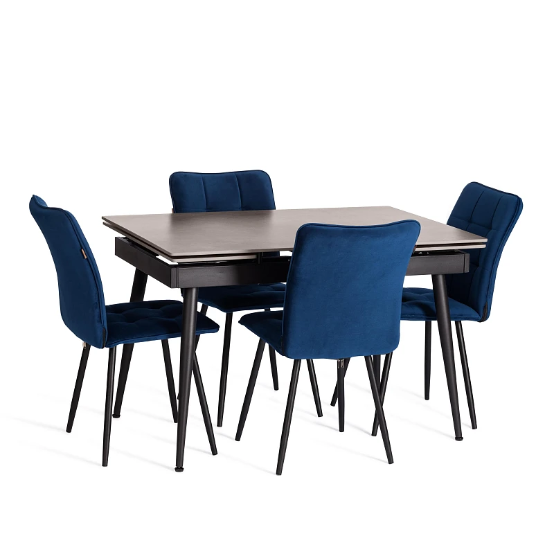 Стул обеденный Medeo, LT, велюр, Blue (синий), 45х56х89 см | изображение 9