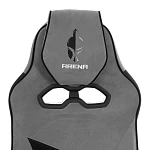 Кресло Arena metalBL, велюр, серый/черный, 29/35 | изображение 7