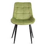 Стул ABRUZZO ( mod. 8060 ), металл/велюр, 54 х 62 х 83 см, зеленый (HLR 54)/черный | изображение 4